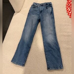 Good American Soft-tech Good Legs Straight Jeans